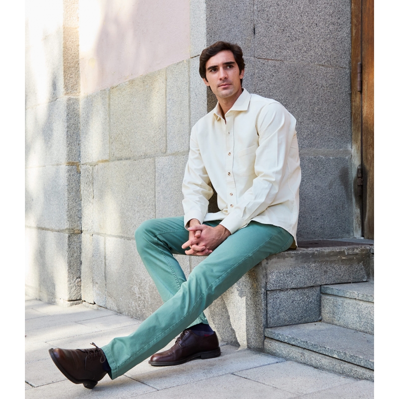 Camisa Micropana Crudo