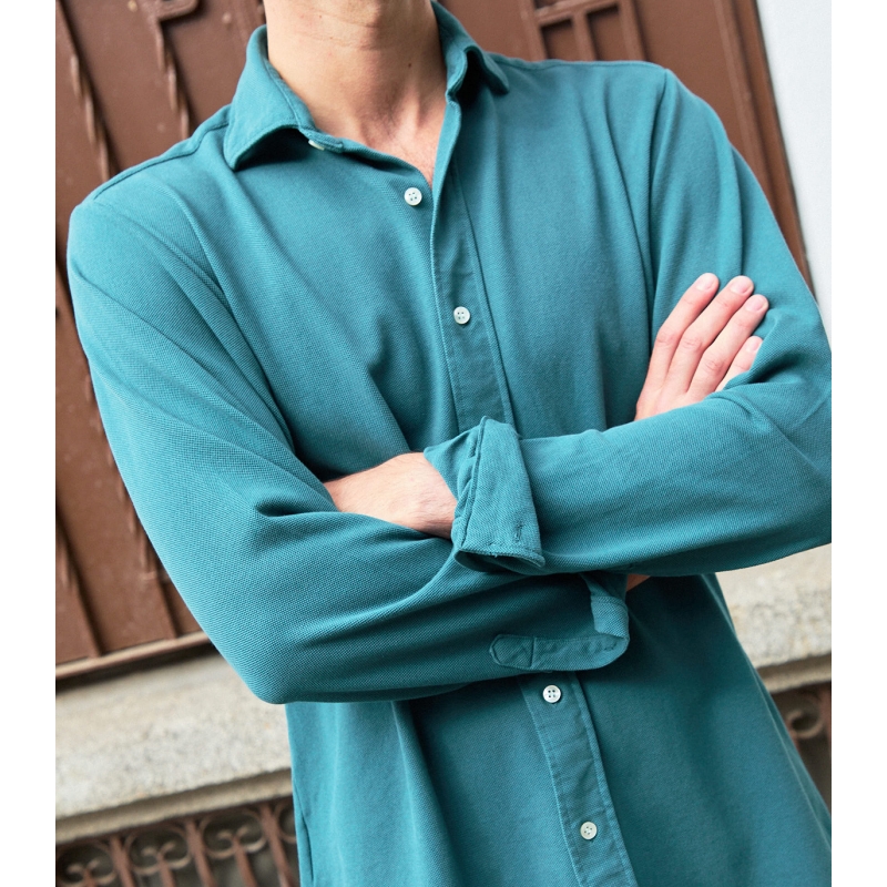 Ivy Green Pique Shirt