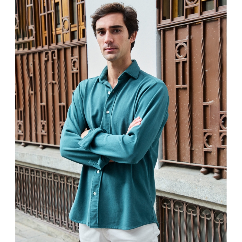 Ivy Green Pique Shirt
