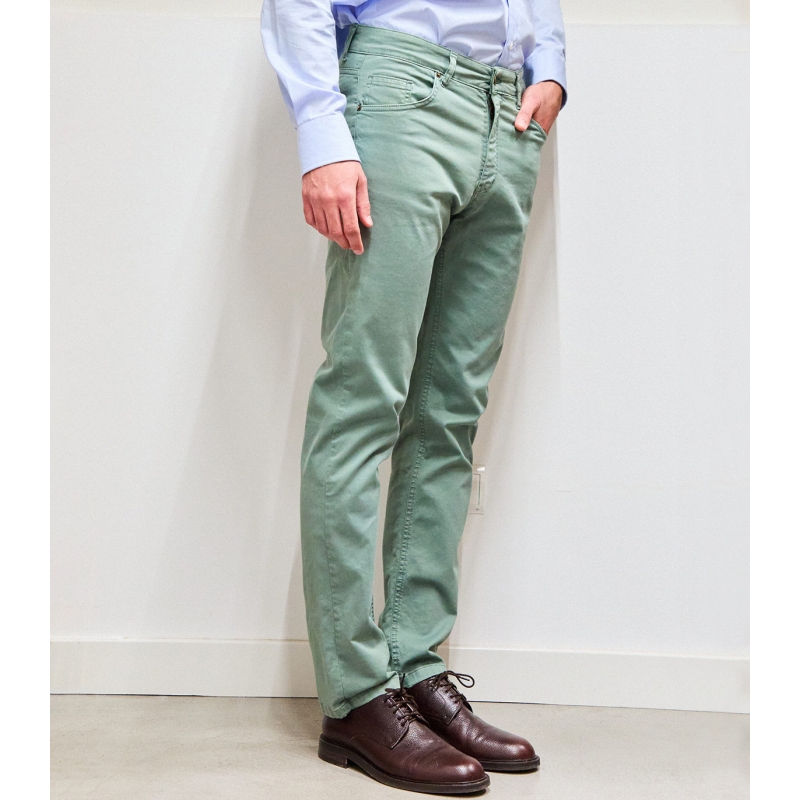 Pantalón Cinco Bolsillos Verde