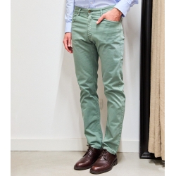 Green Five Pocket Pants