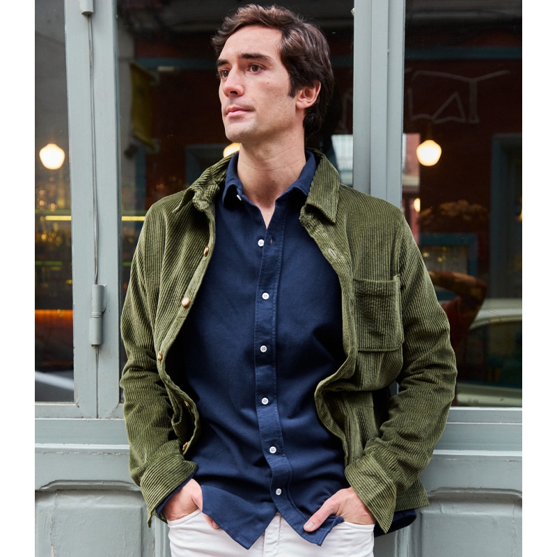 Grass Corduroy Worker Jacket