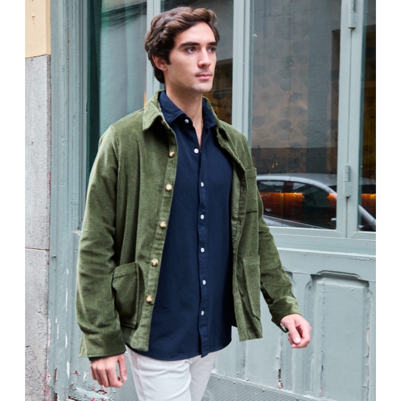 Grass Corduroy Worker Jacket