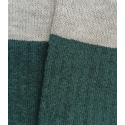 Green and Grey Wool Socks