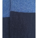 Navy and Light Blue Wool Socks