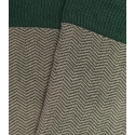 Green and Light Green Herringbone Socks