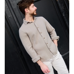 Camisa Bámbula Taupe