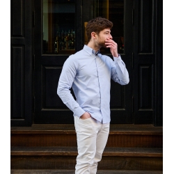 Blue Button-Down Oxford Shirt