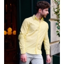Camisa Oxford Amarilla Cuello Botones