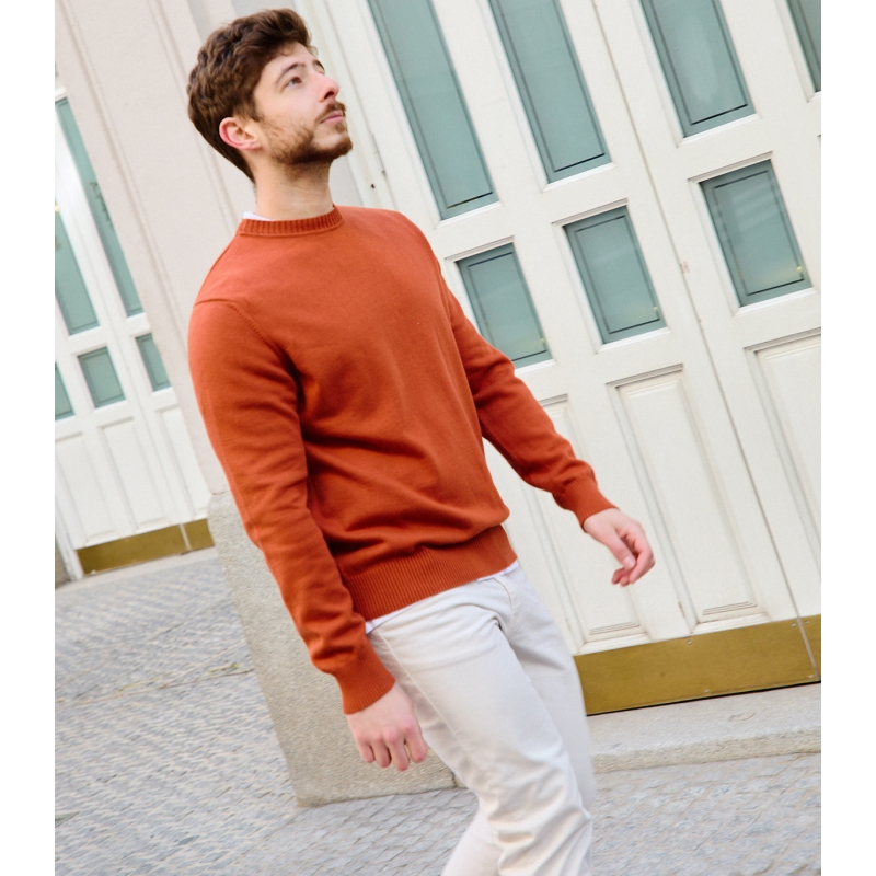 Jersey Crewneck Terracota