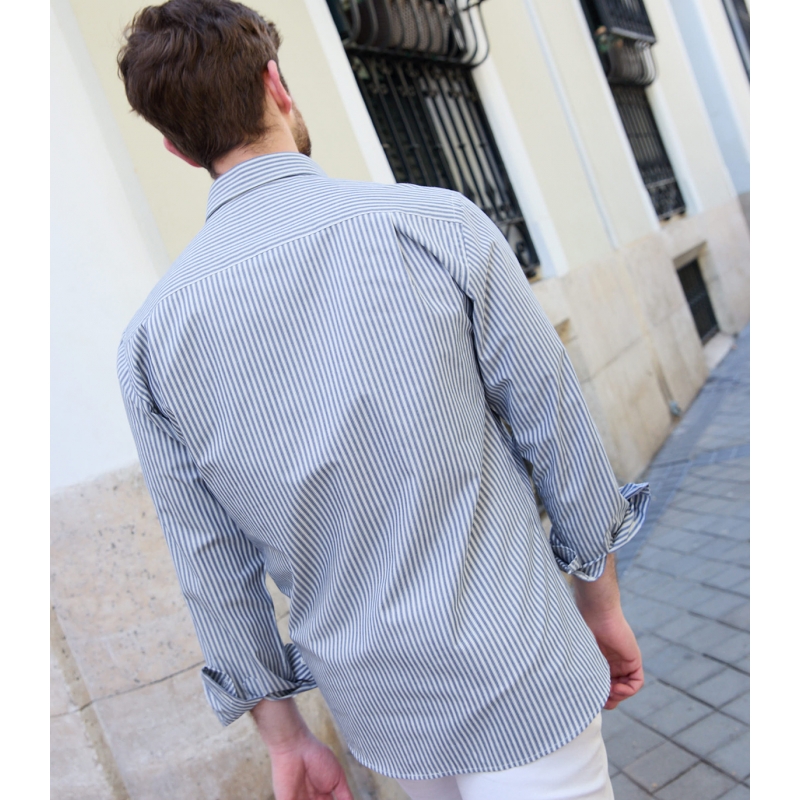 Polera Rayas Algodón Orgánico