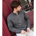 Mist Zipper Organic Cotton Sweatshirt
