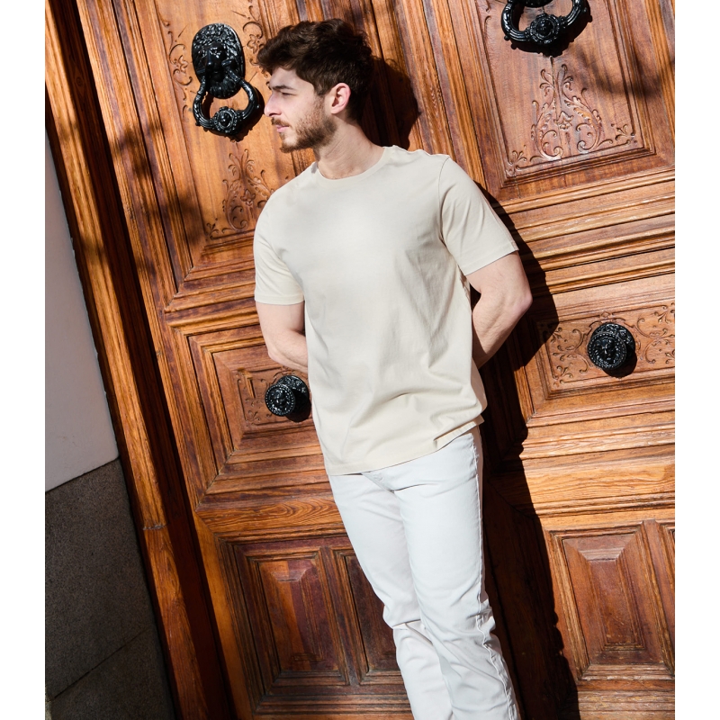 Camiseta Blanco Off White Algodón Orgánico