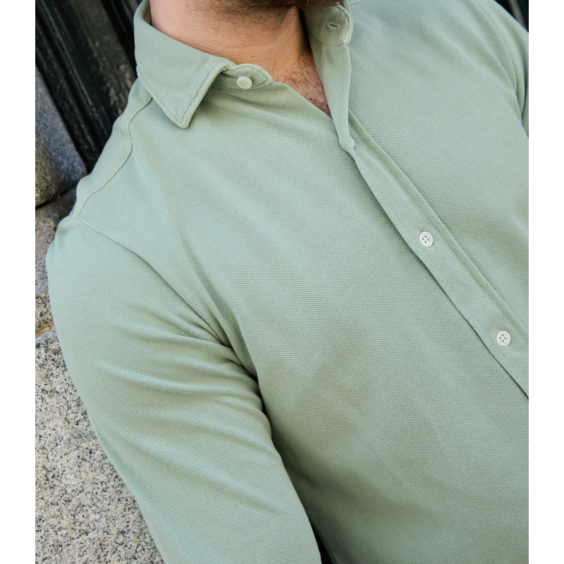 HOOK Panache Green Pique Shirt