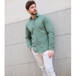 Camisa Piqué Verde Bambú HOOK