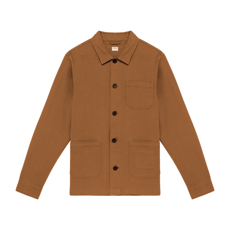 Chaqueta Worker Lino Algodón Latte