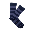 Calcetines Canalé Rayas Azules