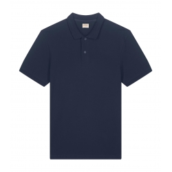 Navy Pique Polo