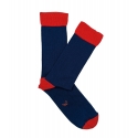 Calcetines Canalé Azul y Rojo - HOOK