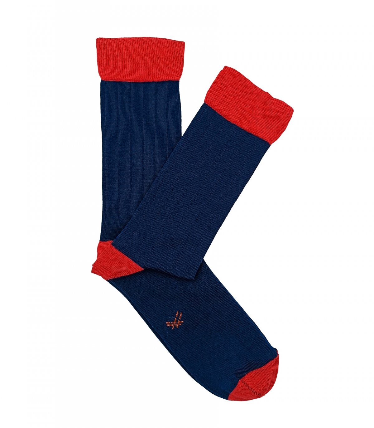 Calcetines Canalé Azul y Rojo - HOOK