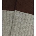 Calcetines Lana Beige Y Marrón - HOOK - Detalle