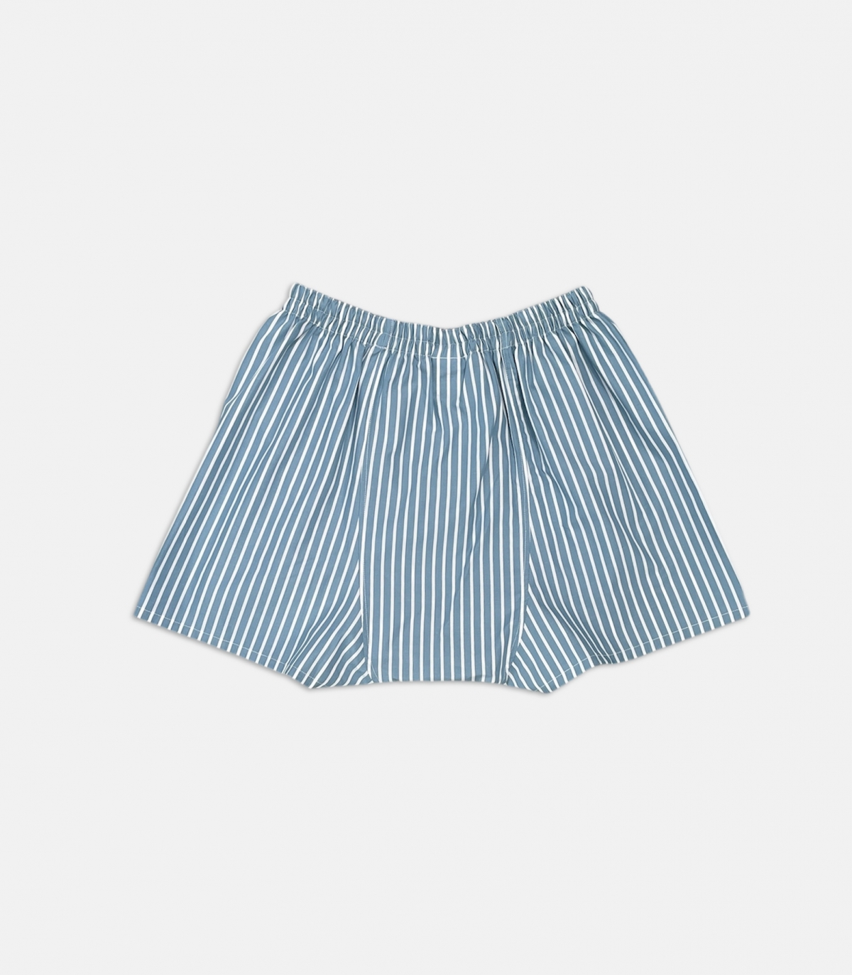 Green and White Striped Boxer Shorts