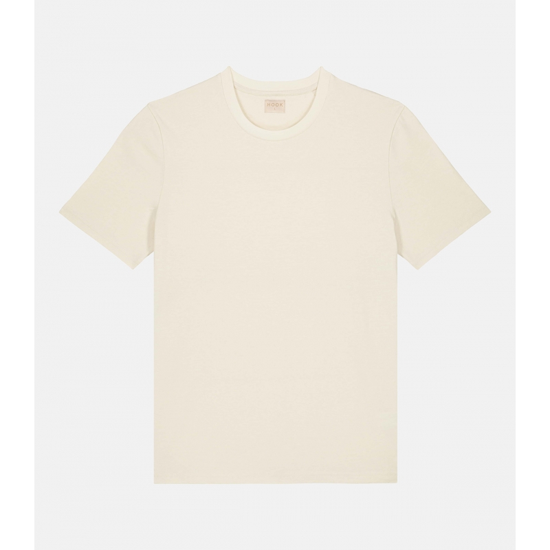 HOOK Cream Organic Cotton T-Shirt