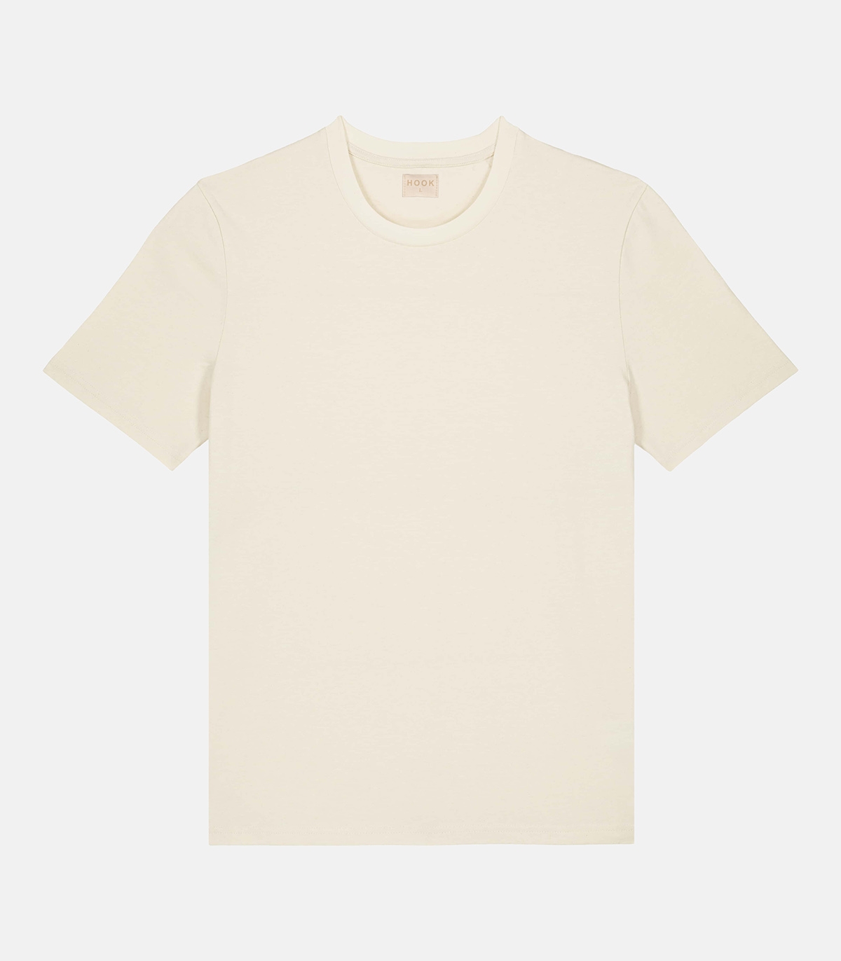 HOOK Cream Organic Cotton T-Shirt