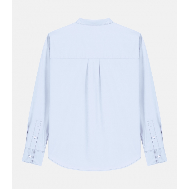 HOOK Blue Poplin Organic Cotton Shirt