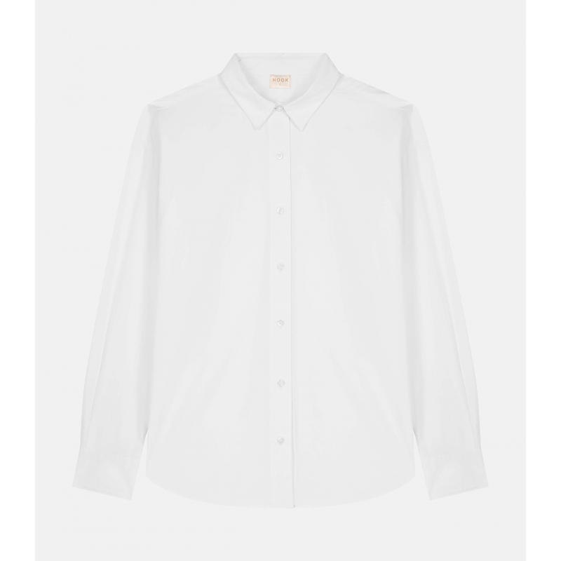 Camisa Blanca Popelín Algodón Orgánico HOOK