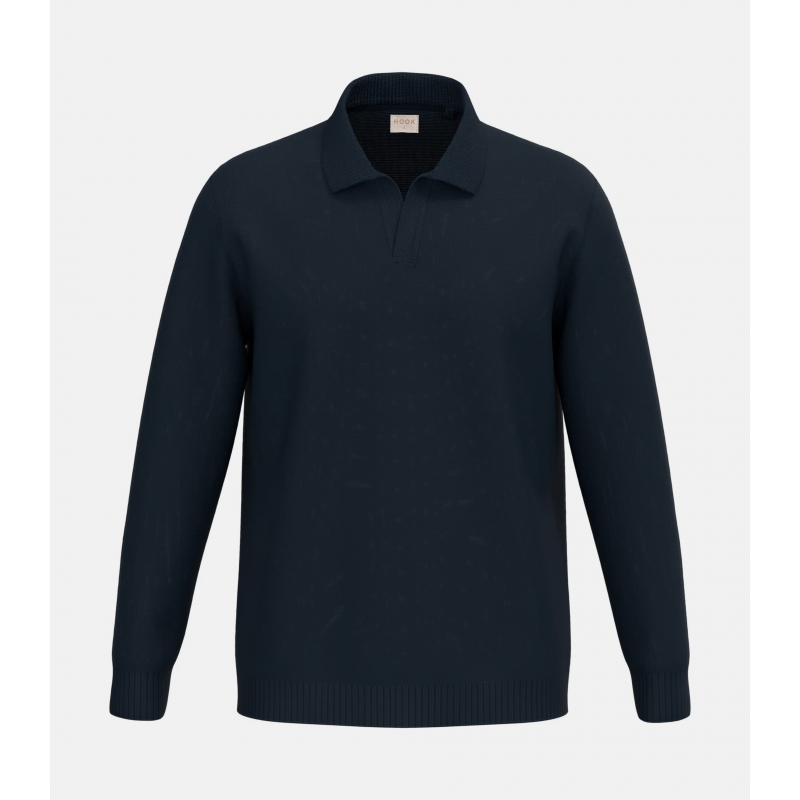 HOOK Jersey Polo Azul Marino