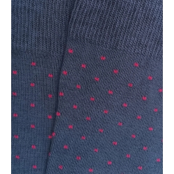 Green and Light Blue Striped Ribbed Socks