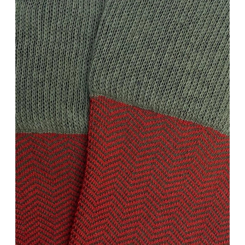 Calcetines Espiga Caldera Y Verde