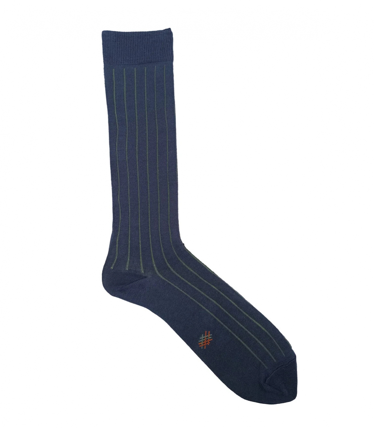 Calcetines Altos Canalé Marino Y Verde