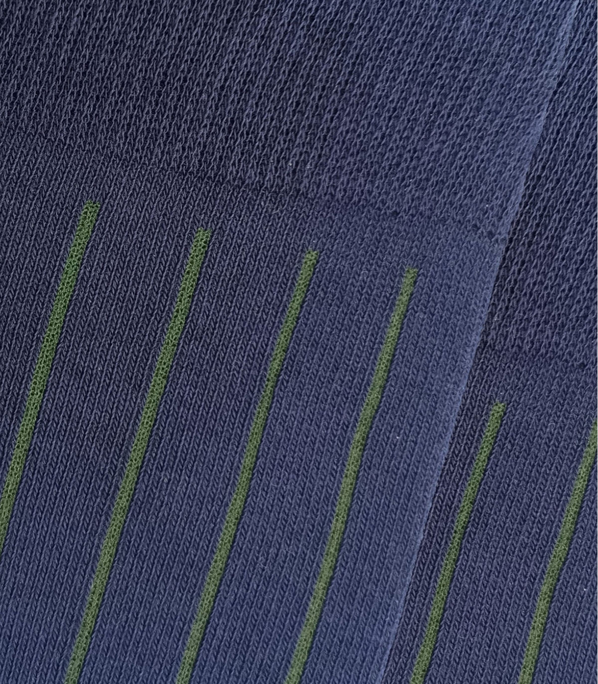 Calcetines Altos Canalé Marino Y Verde