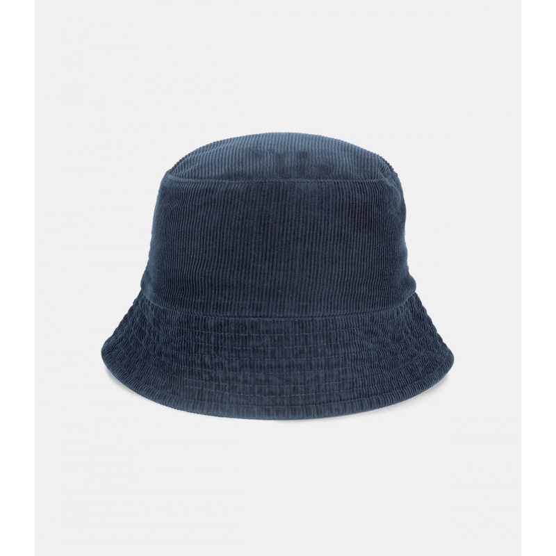 hook navy blue corduroy bucket hat