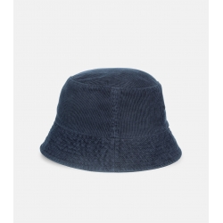 hook navy blue corduroy bucket hat