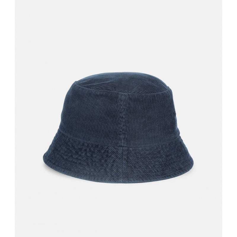 hook navy blue corduroy bucket hat
