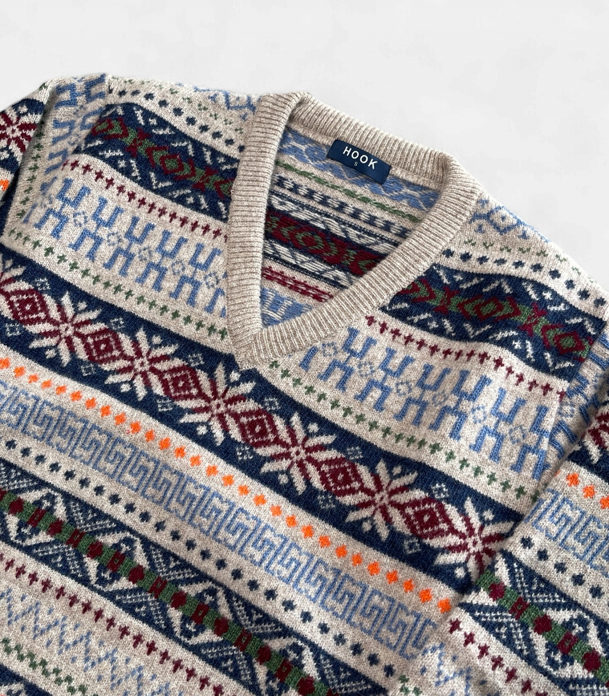 Detalle Jersey Pico Jacquard Lana Z.Hinchliffe