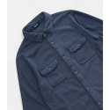 Sobrecamisa Punto Algodón Azul