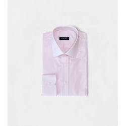 Camisa Ceremonia Puño Mixto Twill Rosa