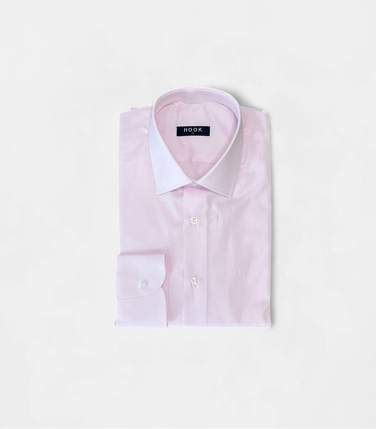 Camisa Ceremonia Puño Mixto Twill Rosa
