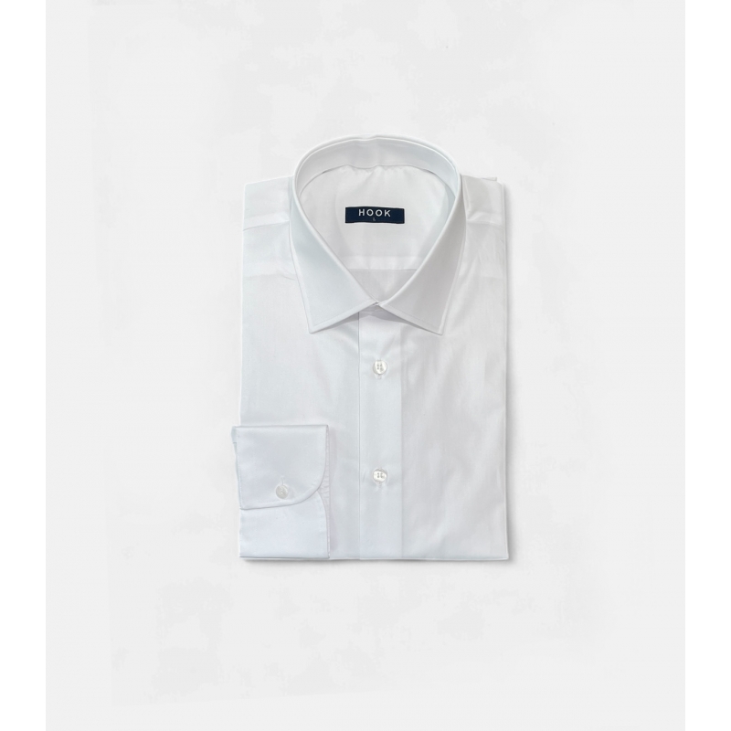 Camisa Ceremonia Puño Mixto Twill Blanco