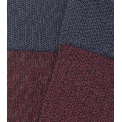 Red And Blue Wool Socks