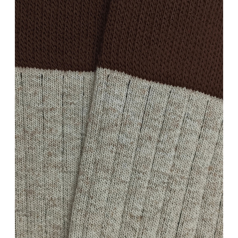 Calcetines Lana Beige y Marrón