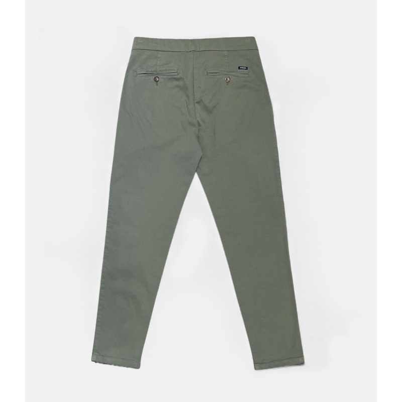 Pantalón Chino Pinzas Origin Verde HOOK