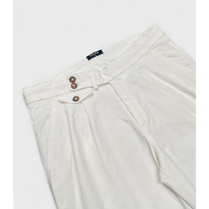 Pantalón Chino Pinzas Origin Blanco HOOK