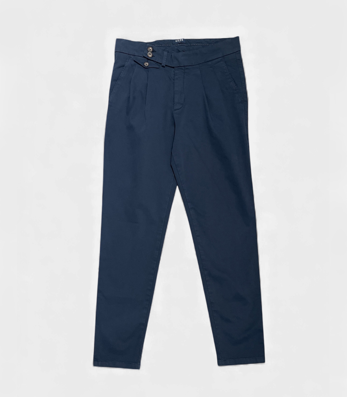 Blue Origin Pleated Chino Trousers