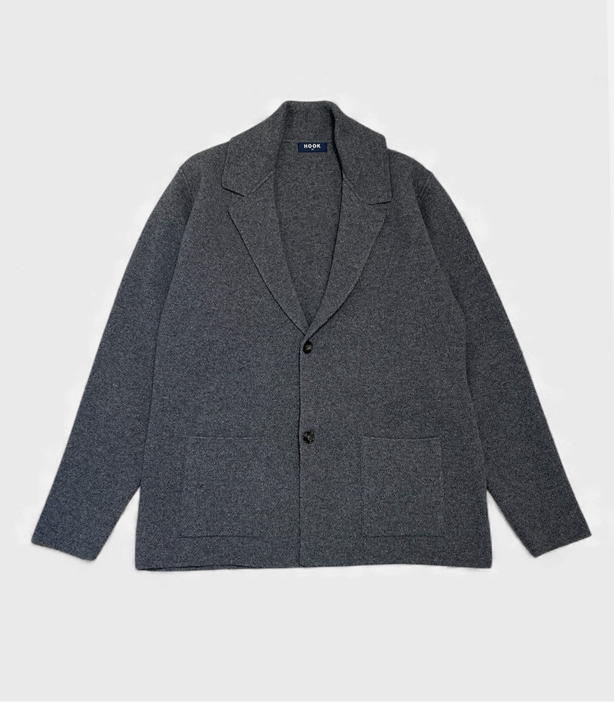 Grey Wool Tailored Jacket