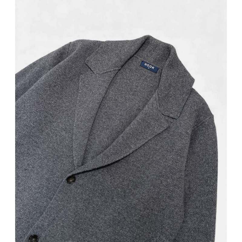 Grey Wool Tailored Jacket